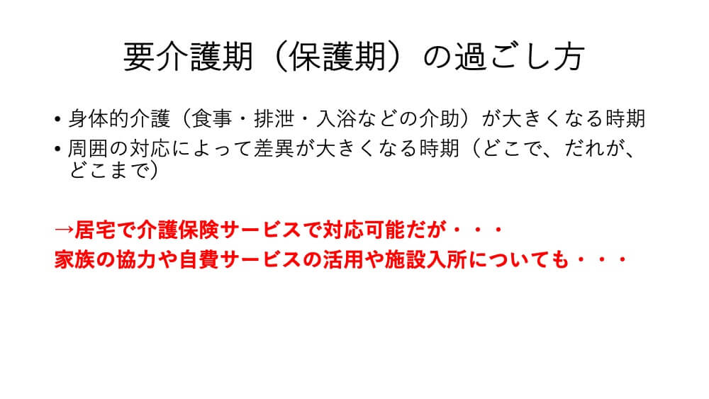 要介護期